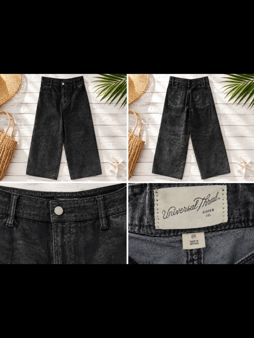 Gray Velvet High-Rise Jeans